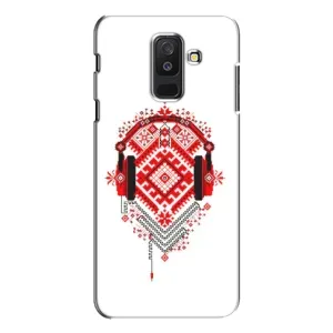 Силиконовый Чехол на Samsung Galaxy A6 Plus 2018 ( A605) с картинкой Вышиванки (Модная вышиванка)