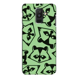 Силіконовий Чохол з Энотами на Samsung Galaxy A6 Plus 2018 ( A605) (Мордочки Єнота)