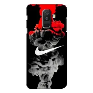 Силіконовый Чохол на Samsung Galaxy A6 Plus 2018 ( A605) з картинкою НАЙК (Nike дим)