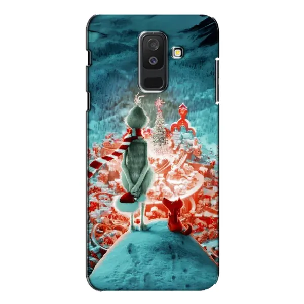 Чехол с рисунком «Новогодний Гринч» для Samsung Galaxy A6 Plus 2018 (A605) Чехол с рисунком «Новогодний Гринч» для Samsung Galaxy A6 Plus 2018 (A605)