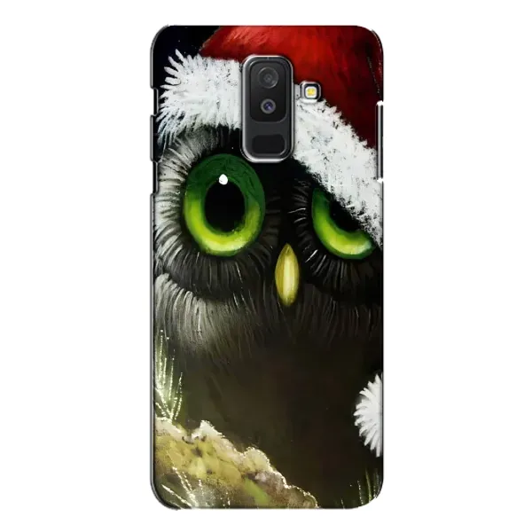 Чехол с рисунком «Новогодняя Сова» для Samsung Galaxy A6 Plus 2018 (A605)