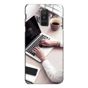 Силиконовый бампер (Работники) на Samsung Galaxy A6 Plus 2018 ( A605) (Офисный работник)