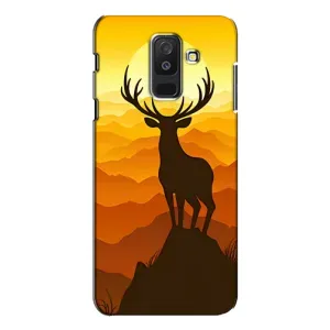 Чохли з зображенням різних тварин на Samsung Galaxy A6 Plus 2018 ( A605) (Силует Оленя)