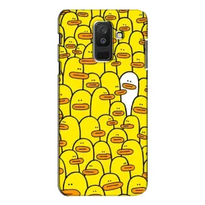 Силіконовий бампер з картинкою звірів для Samsung Galaxy A6 Plus 2018 ( A605) (Особливий)
