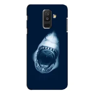Силіконовий бампер з картинкою звірів для Samsung Galaxy A6 Plus 2018 ( A605) (Пащу Акули)