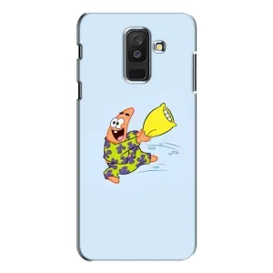 Чехлы с Патриком на Samsung Galaxy A6 Plus 2018 ( A605) (Патрик с подушкой)