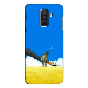 Чехлы на военную тематику для Samsung Galaxy A6 Plus 2018 ( A605) (Попадание)
