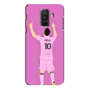 Чехлы Лео Месси в Майами на Samsung Galaxy A6 Plus 2018 ( A605) (Празднование Месси)