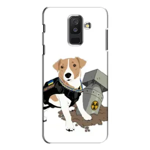 Чехол с принтом Собаки Патрон для Samsung Galaxy A6 Plus 2018 ( A605) (Пёс Патрон с ракетой)