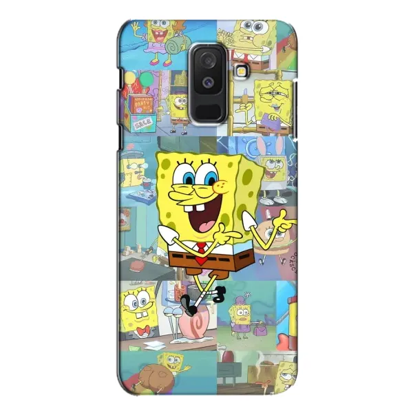 Чехол с рисунком «Радостный Спанч Боб» для Samsung Galaxy A6 Plus 2018 (A605) Чехол с рисунком «Радостный Спанч Боб» для Samsung Galaxy A6 Plus 2018 (A605)