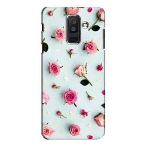 Чохли з принтом Троянд для Samsung Galaxy A6 Plus 2018 ( A605) (Різні квіти)
