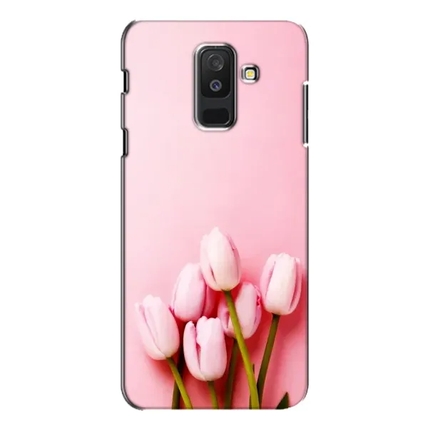 Чехол с рисунком «Розовые тюльпаны» для Samsung Galaxy A6 Plus 2018 (A605) Чехол с рисунком «Розовые тюльпаны» для Samsung Galaxy A6 Plus 2018 (A605)