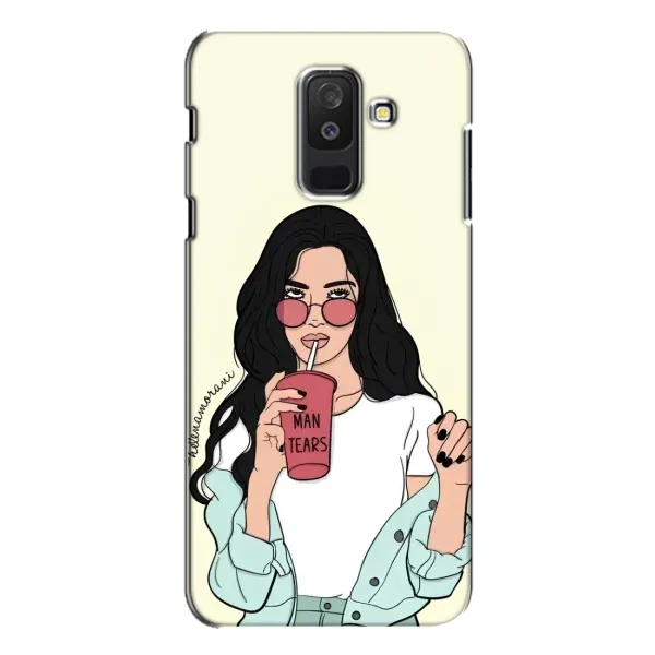 Чехол с рисунком «С напитком» для Samsung Galaxy A6 Plus 2018 (A605) Чехол с рисунком «С напитком» для Samsung Galaxy A6 Plus 2018 (A605)