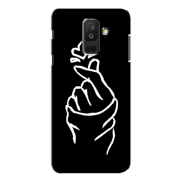 Чехол с рисунком «Сердце на черном» для Samsung Galaxy A6 Plus 2018 (A605) Чехол с рисунком «Сердце на черном» для Samsung Galaxy A6 Plus 2018 (A605)