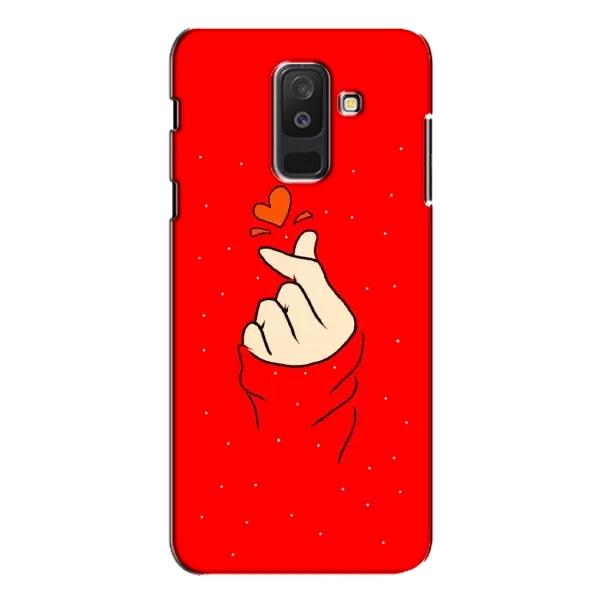 Чехол с рисунком «Сердце на красном» для Samsung Galaxy A6 Plus 2018 (A605) Чехол с рисунком «Сердце на красном» для Samsung Galaxy A6 Plus 2018 (A605)