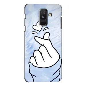 Чехлы (Знак сердечка) на Samsung Galaxy A6 Plus 2018 ( A605) (Сердечка знак)