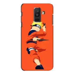 Чехлы с принтом Наруто на Samsung Galaxy A6 Plus 2018 ( A605) (Силуэт Наруто)