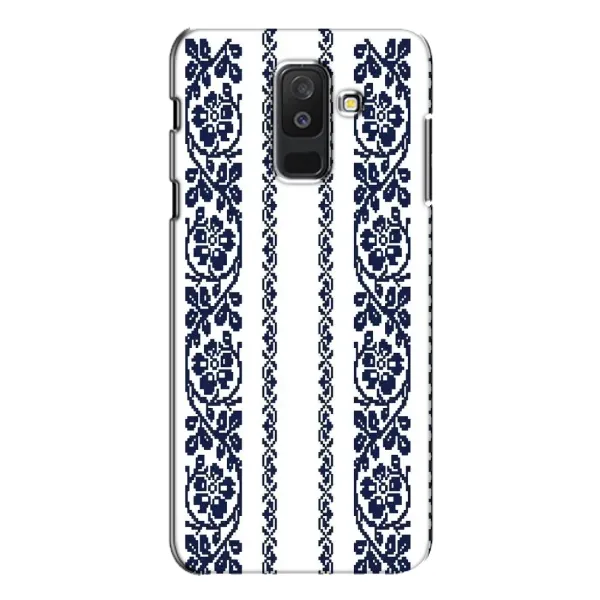 Чехол с рисунком «Синяя вышиванка» для Samsung Galaxy A6 Plus 2018 (A605) Чехол с рисунком «Синяя вышиванка» для Samsung Galaxy A6 Plus 2018 (A605)