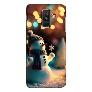 Чохли на Новий Рік Samsung Galaxy A6 Plus 2018 ( A605) (Сніговик святковий)
