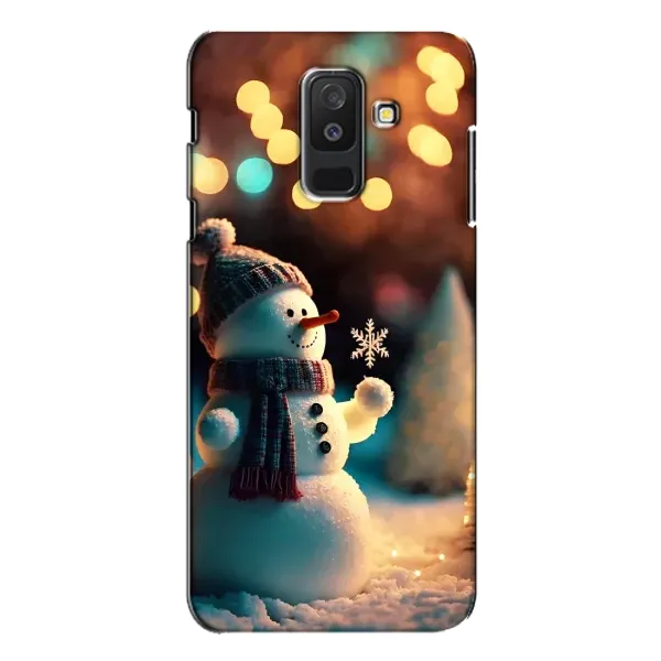 Чехол с рисунком «Снеговик праздничный» для Samsung Galaxy A6 Plus 2018 (A605) Чехол с рисунком «Снеговик праздничный» для Samsung Galaxy A6 Plus 2018 (A605)