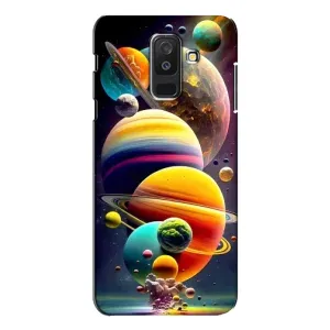 Чохол (ТПУ) з планетами на Samsung Galaxy A6 Plus 2018 ( A605) (Сонячна система)