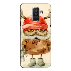 Чохли з принтом СОВИ для Samsung Galaxy A6 Plus 2018 ( A605) (Сова у шапці)