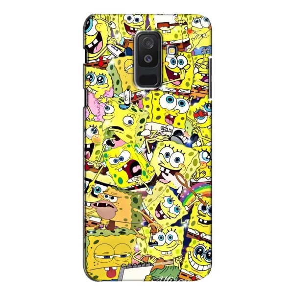 Чехол с рисунком «Спанч Боб Арт» для Samsung Galaxy A6 Plus 2018 (A605) Чехол с рисунком «Спанч Боб Арт» для Samsung Galaxy A6 Plus 2018 (A605)