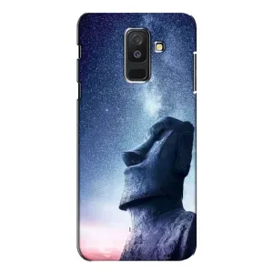 Силиконовые Чехлы (смешные стикеры) для Samsung Galaxy A6 Plus 2018 ( A605) (Статуя)