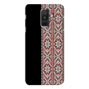 Силиконовый Чехол на Samsung Galaxy A6 Plus 2018 ( A605) с картинкой Вышиванки (Стильная вишиванка)