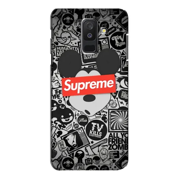 Чехол с рисунком «Supreme Маус» для Samsung Galaxy A6 Plus 2018 (A605) Чехол с рисунком «Supreme Маус» для Samsung Galaxy A6 Plus 2018 (A605)