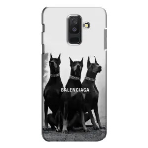 Чохол ДОБЕРМАН для Samsung Galaxy A6 Plus 2018 ( A605) (Три добермана)