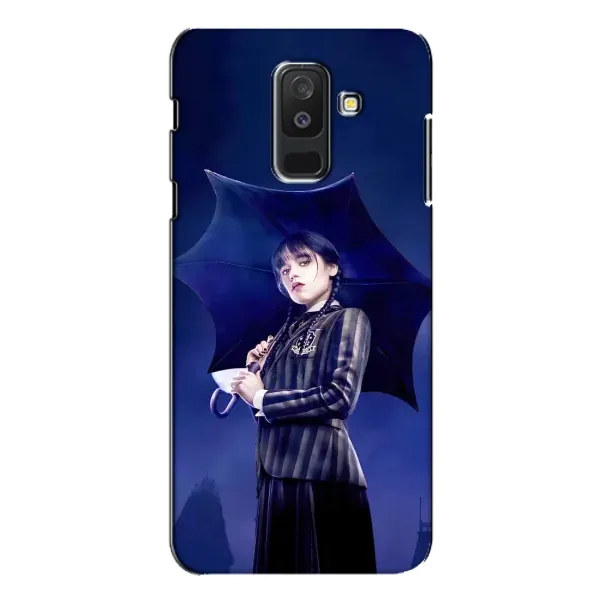 Чехол с рисунком «Уэнсдей с зонтом» для Samsung Galaxy A6 Plus 2018 (A605) Чехол с рисунком «Уэнсдей с зонтом» для Samsung Galaxy A6 Plus 2018 (A605)