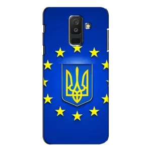 Чехол с Украинской символикой на Самсунг А6 Плюс 2018 (Украина это Европа)