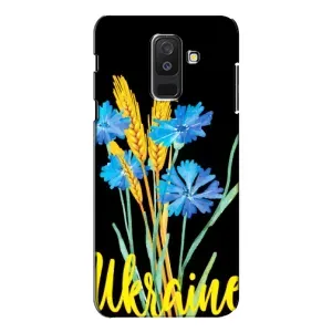 Чехол на Samsung Galaxy A6 Plus 2018 ( A605) Украинский дизайн (Ukraine в цветочках)