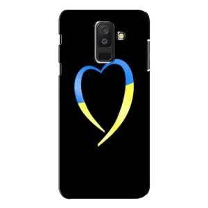 Силиконовый Чехол на Samsung Galaxy A6 Plus 2018 ( A605) (Я-Украина) (Украинское сердце)