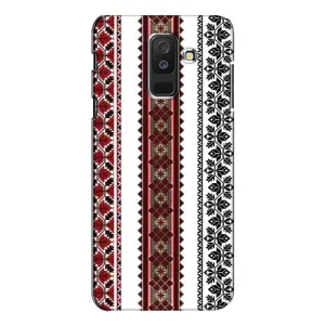 Силиконовый Чехол на Samsung Galaxy A6 Plus 2018 ( A605) с картинкой Вышиванки (Вышиваночки)