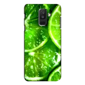 Чехол с изображением вкусной еды для Samsung Galaxy A6 Plus 2018 ( A605) (Яркий ЛАЙМ)