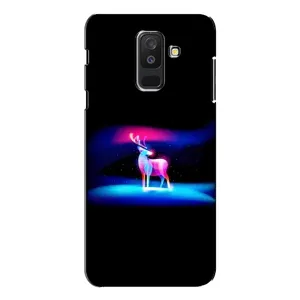 Силіконовий бампер з картинкою звірів для Samsung Galaxy A6 Plus 2018 ( A605) (Яскравий олень)