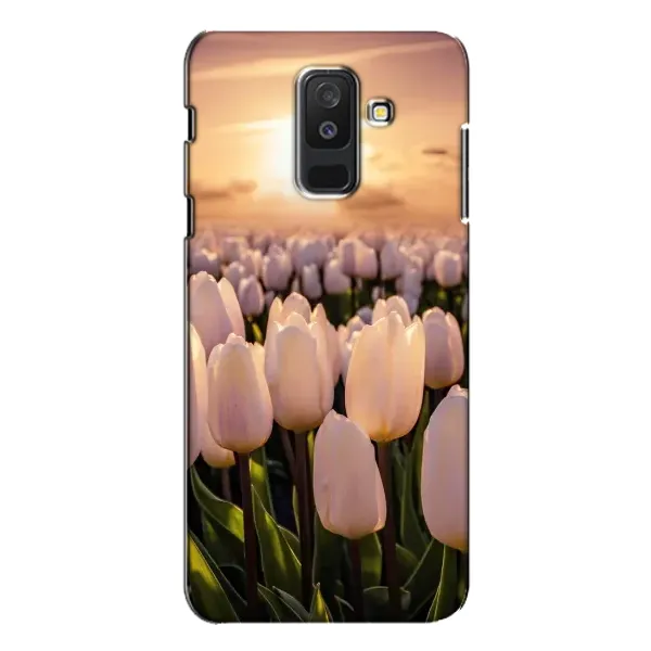 Чехол с рисунком «Закат с цветами» для Samsung Galaxy A6 Plus 2018 (A605) Чехол с рисунком «Закат с цветами» для Samsung Galaxy A6 Plus 2018 (A605)