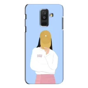 Силіконовый Чохол на Samsung Galaxy A6 Plus 2018 ( A605) з картинкой Модных девушек (Жовта кепка)