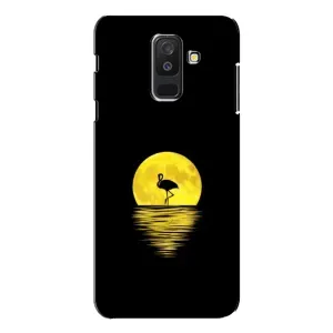 Летний Чехол на Samsung Galaxy A6 Plus 2018 ( A605) (Желтый Закат)