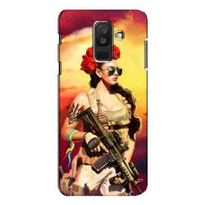 ЗСУ Чехлы (TPU) для Samsung Galaxy A6 Plus 2018 ( A605) (Женщина солдат)