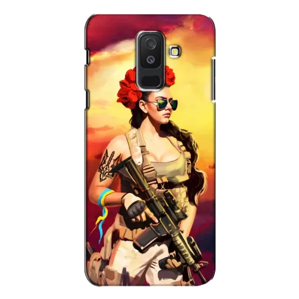 Чехол с рисунком «Женщина солдат» для Samsung Galaxy A6 Plus 2018 (A605) Чехол с рисунком «Женщина солдат» для Samsung Galaxy A6 Plus 2018 (A605)