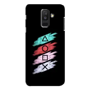 Чехол КИБЕРСПОРТ для Samsung Galaxy A6 Plus 2018 ( A605) (Значки Sony)