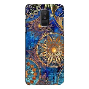 Чехлы со смыслом для Samsung Galaxy A6 Plus 2018 ( A605) (Золотые узоры)