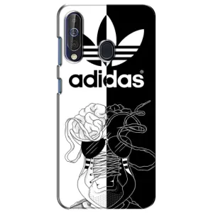 Чехол в стиле "Адидас" для Самсунг А60 (2019) (Adidas шнурки)