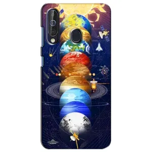 Чохол (ТПУ) з планетами на Samsung Galaxy A60 2019 (A605F) (Арт планети)