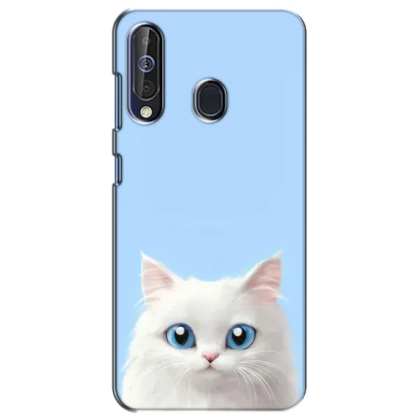 Чехол с рисунком «Белый кот» для Samsung Galaxy A60 2019 (A605F) Чехол с рисунком «Белый кот» для Samsung Galaxy A60 2019 (A605F)