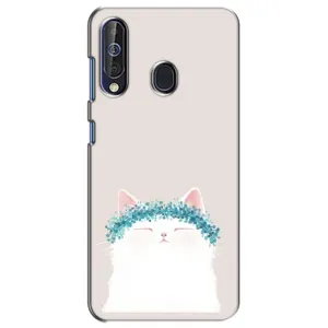 Чехол на тематику: Коты для Samsung Galaxy A60 2019 (A605F) (Белый котик)