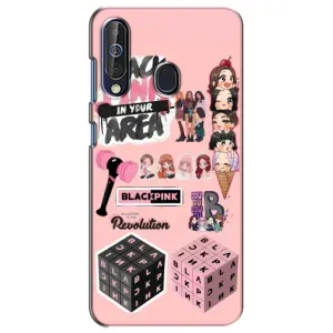Чехлы с картинкой для Samsung Galaxy A60 2019 (A605F) (BLACK PINK коллаж)